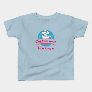 Coffee and Vintage Kids T-Shirt